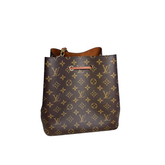 Louis Vuitton NWOT NeoNoe MM Bucket Bag in Caramel w/Dust Bag, Box & Ribbon - Picture 4 of 16